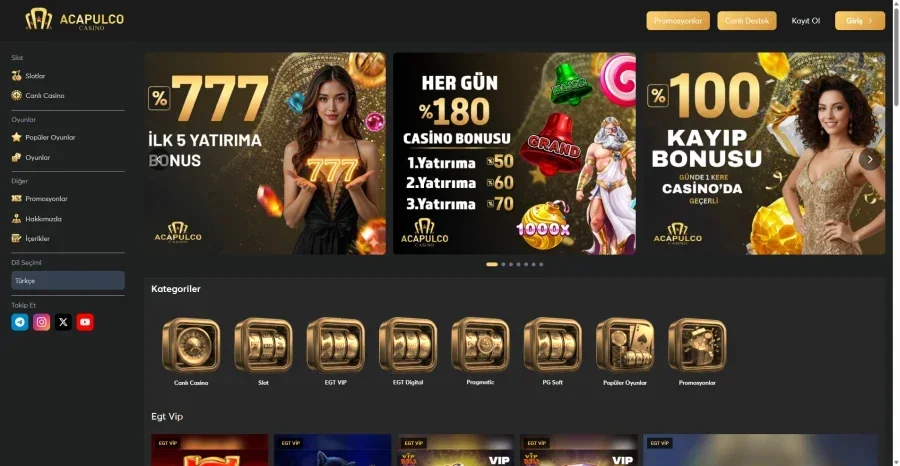 Acapulco Casino ekran görüntüsü